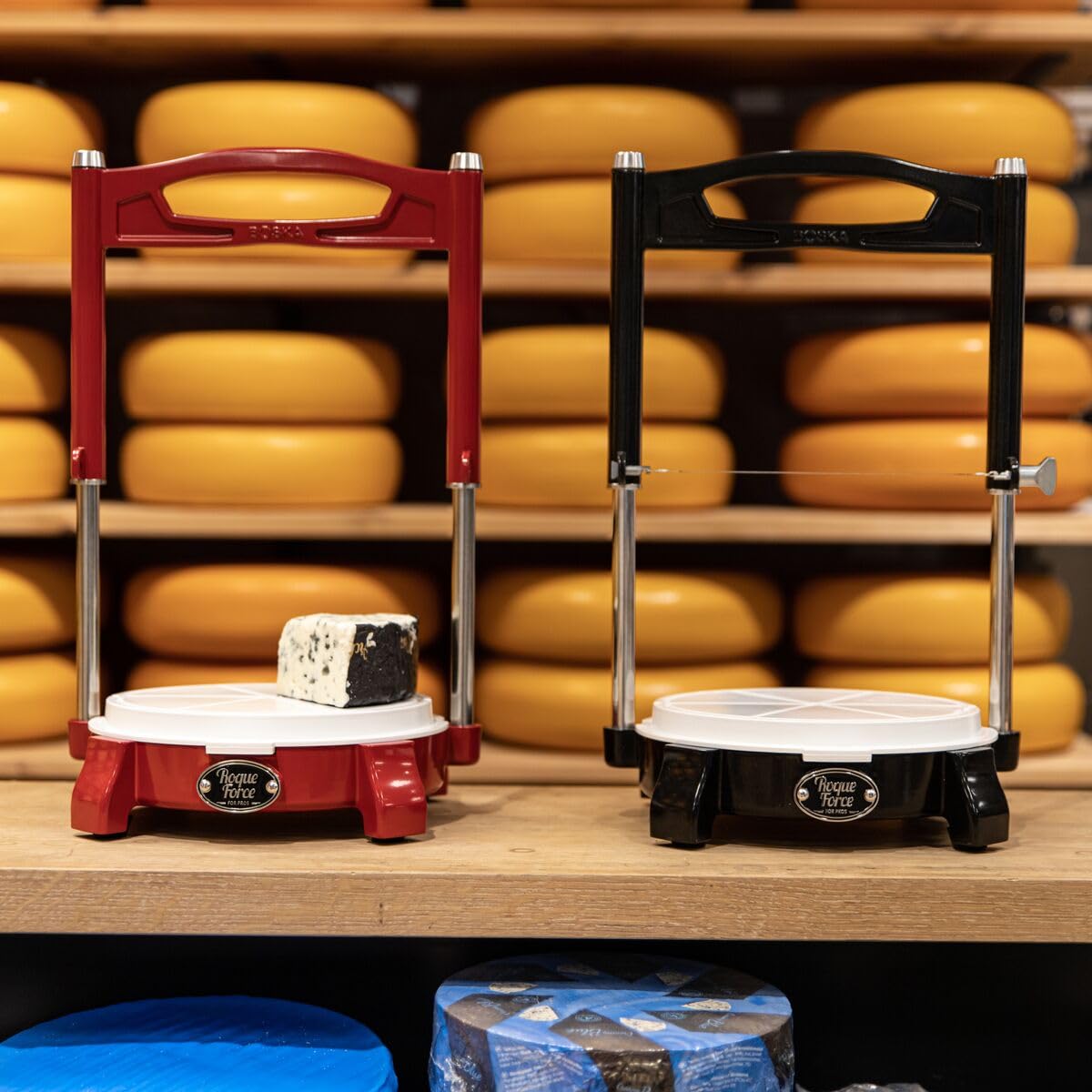 BOSKA RoqueForce® Noire – Machine à Fromage pour Camembert, Brie et Mont d’Or – Professionnelle - Pour fromages à pâte molle – Code couleur HACCP – Collection 1896