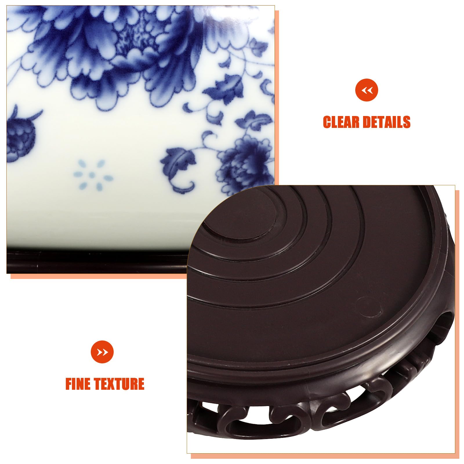 Jardinière en Céramique Grand Bac Profond d'eau pour Plantes Hydroponiques Pot Décoratif Simple et Lumineux pour Salon et Jardin