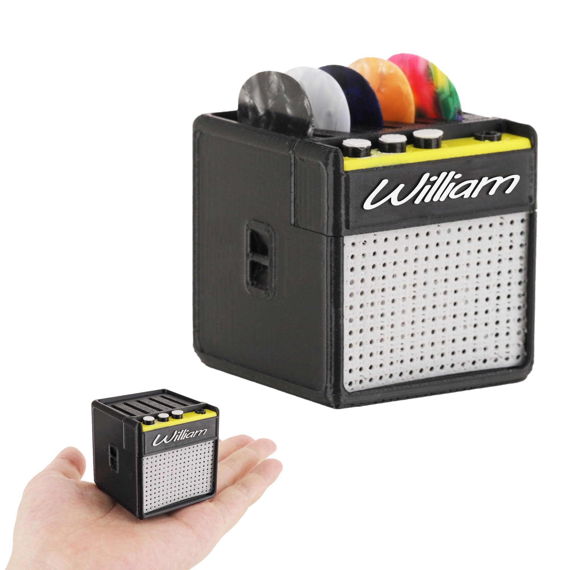 Personalized Guitar Pick Holder & Display Case - Fun Music Gifts for Guitar Players