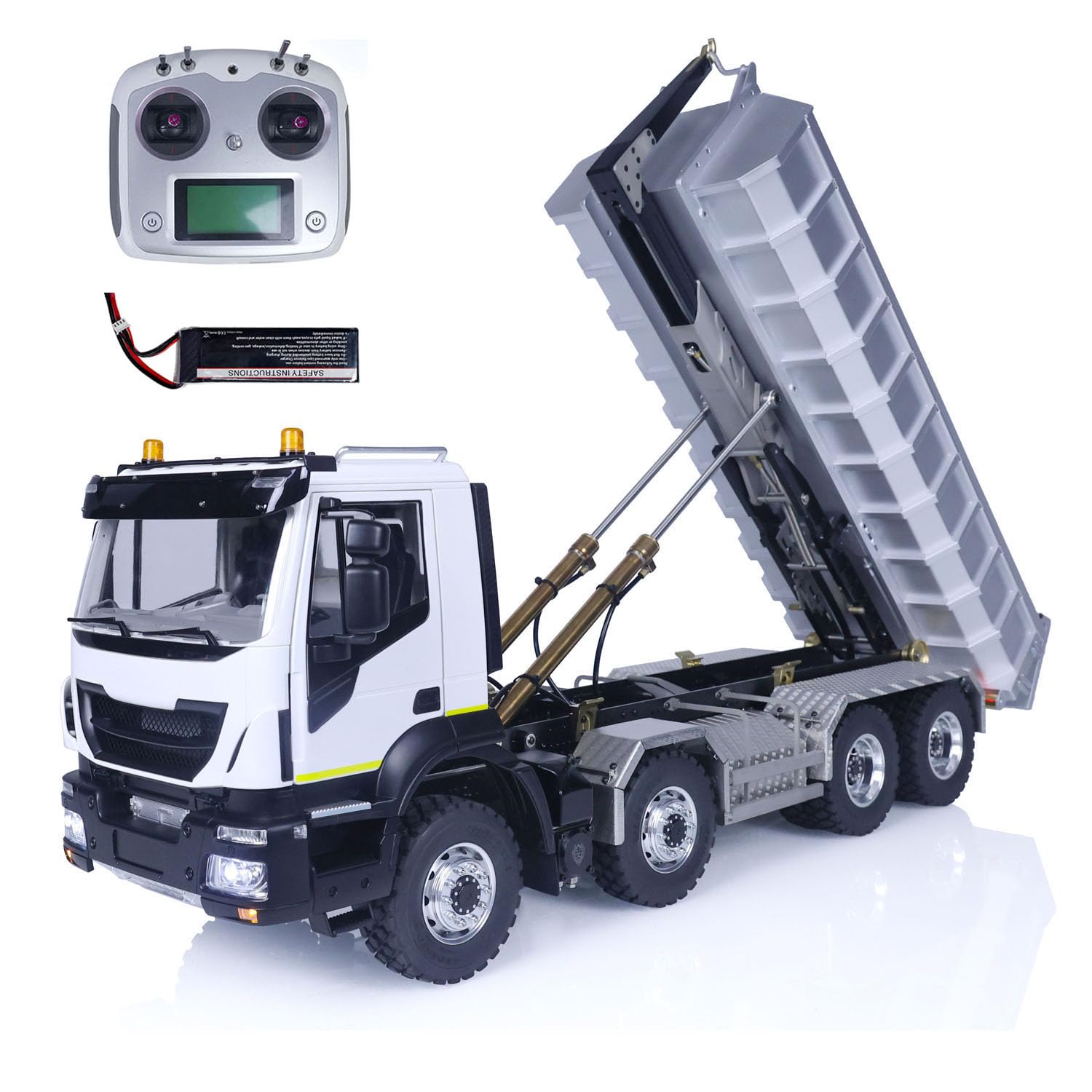 TOUCAN RC HOBBY 1 14 LESU Metal 8x8 Hydraulic RC Dumper Truck RTR Remote Control DIY Dump Car