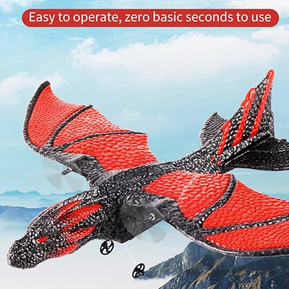 2X RC Plane 2.4G Simulated Flying Dragon Aircraft Remote Control Flying Model Glider Airplane EPP Foam Toys Gift