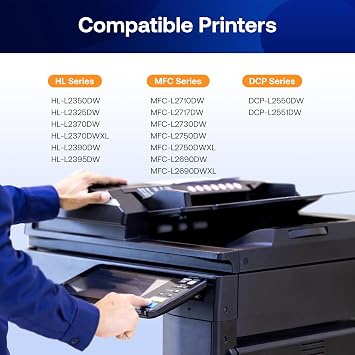 TN760 Toner Cartridge and DR730 Drum Unit Replacement for Brother TN 760 TN-760 TN730 DR-730 Compatible with MFC-L2710DW MFC-L2750DW HL-L2370DW DCP-L2550DW Printer (2 Toners, 1 Drum Unit, 3 Pack)