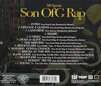 KOOL G RAP & 38 SPESH - Son Of G Rap - Amazon.com Music