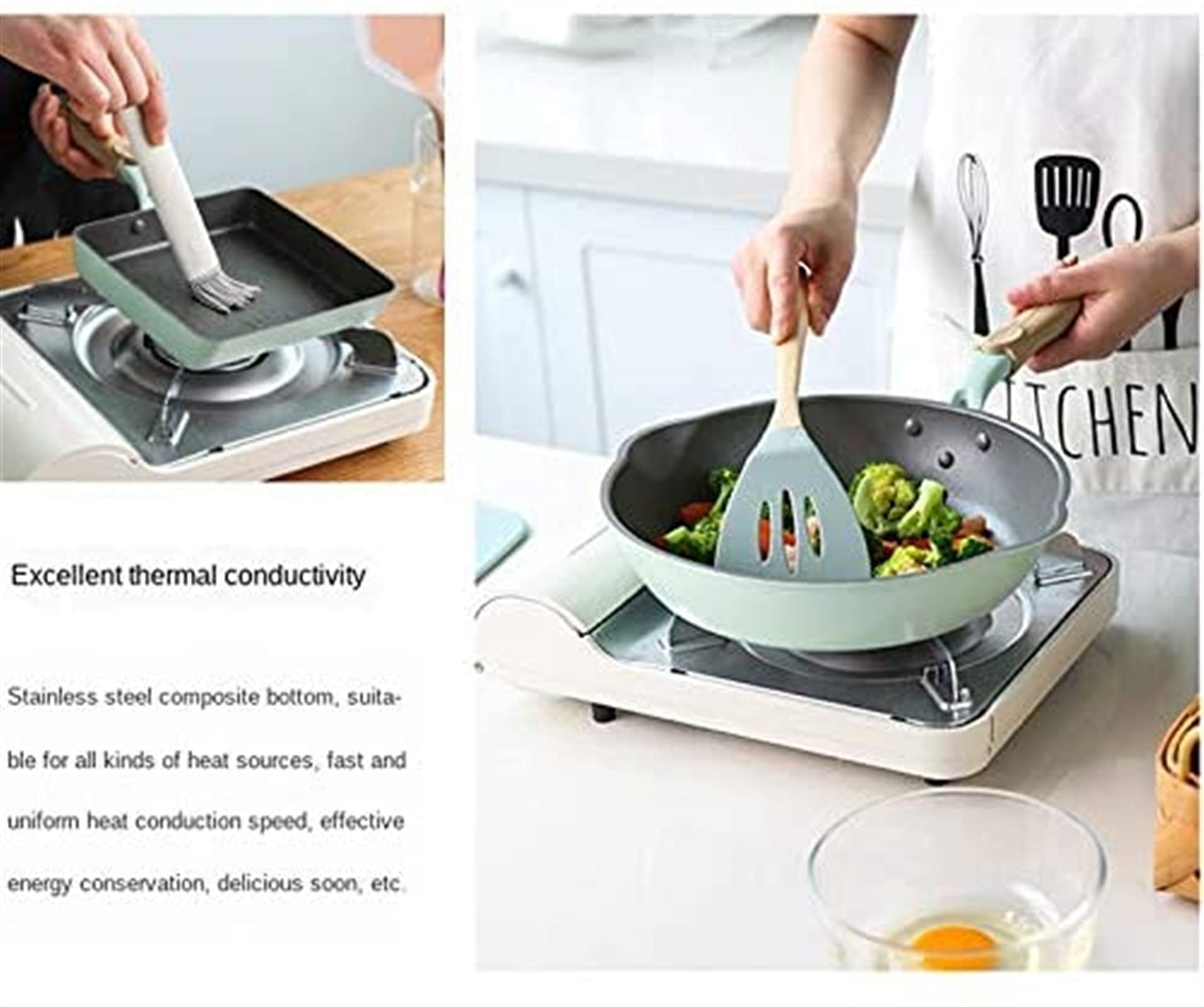 鍋・フライパンセット 3点 ノンスティック フライパン セット 3点 IH対応 ガス火 鍋 ガラス蓋 片手鍋