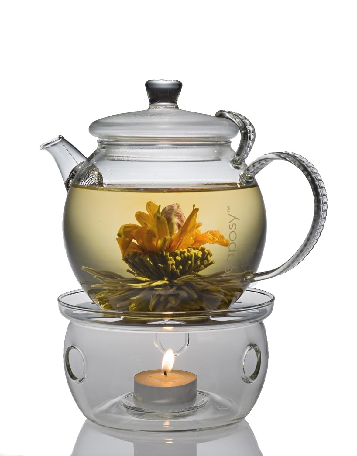 Teaposy Dream Gift Set with Blooming Teas, Teapot and Tea Warmer