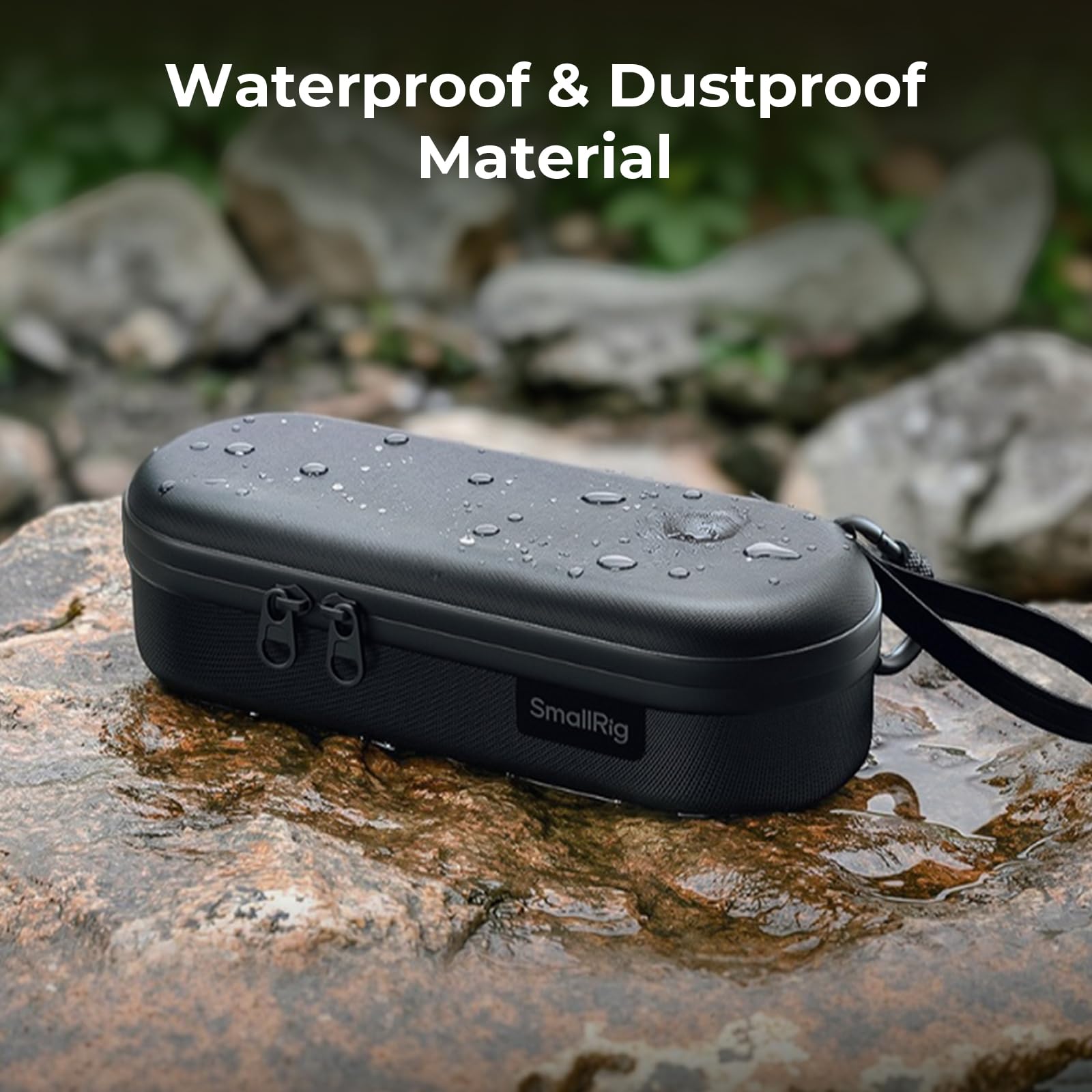 SMALLRIG Custodia per DJI Pocket 4/3, resistente a schizzi e urti, borsa portatile tutto in uno con cordino per fotocamera e accessori, può contenere schede SD, filtri e cavi - 5992