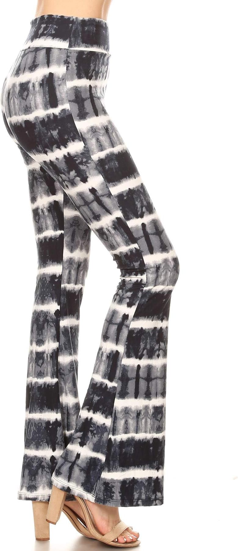 Leggings Depot Women's Ultra Soft Popular Printed Stylish Palazzo Pants BAT3