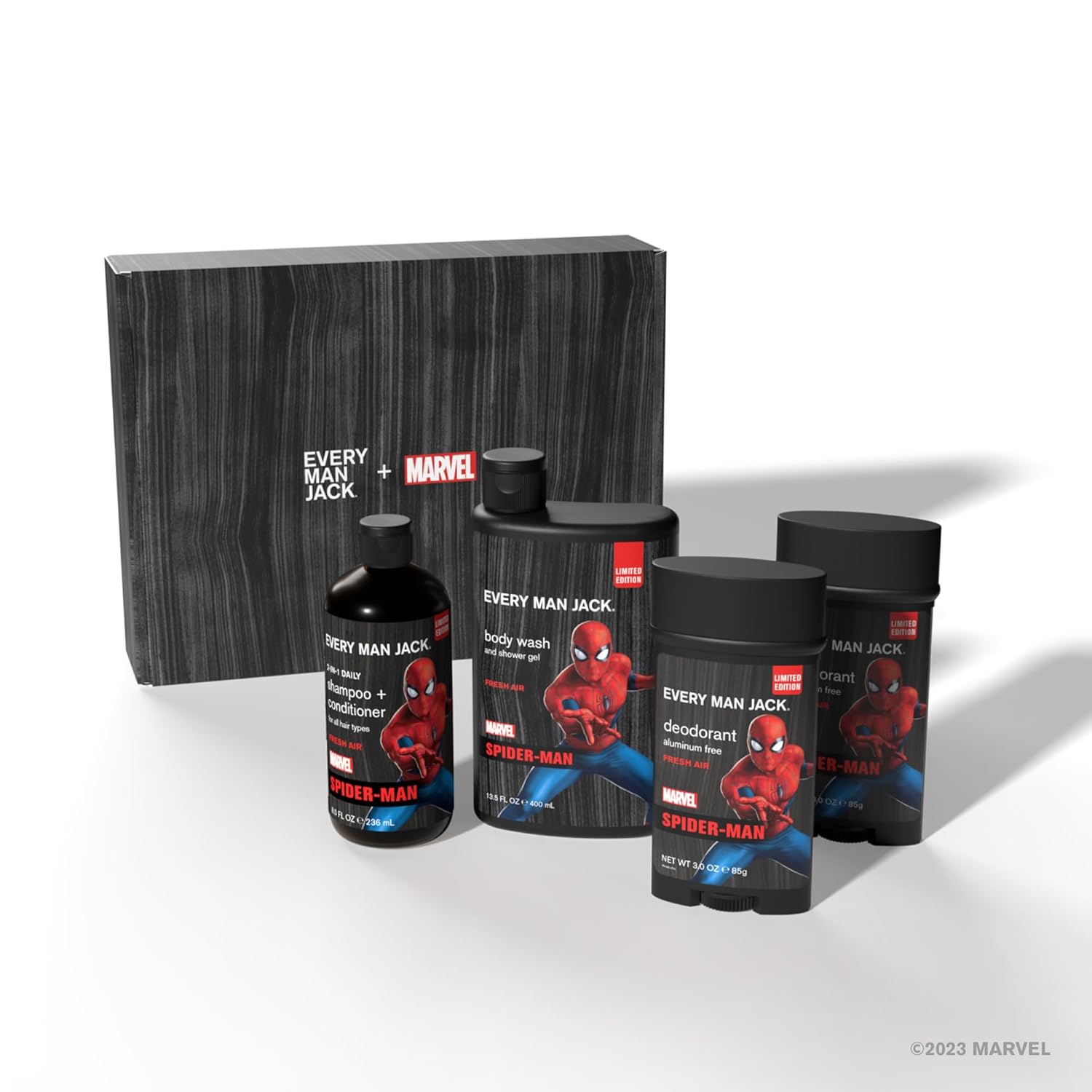 Every Man Jack SpiderMan Body Set Perfect for Every Guy