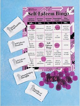 Self Esteem Bingo Game for Adults