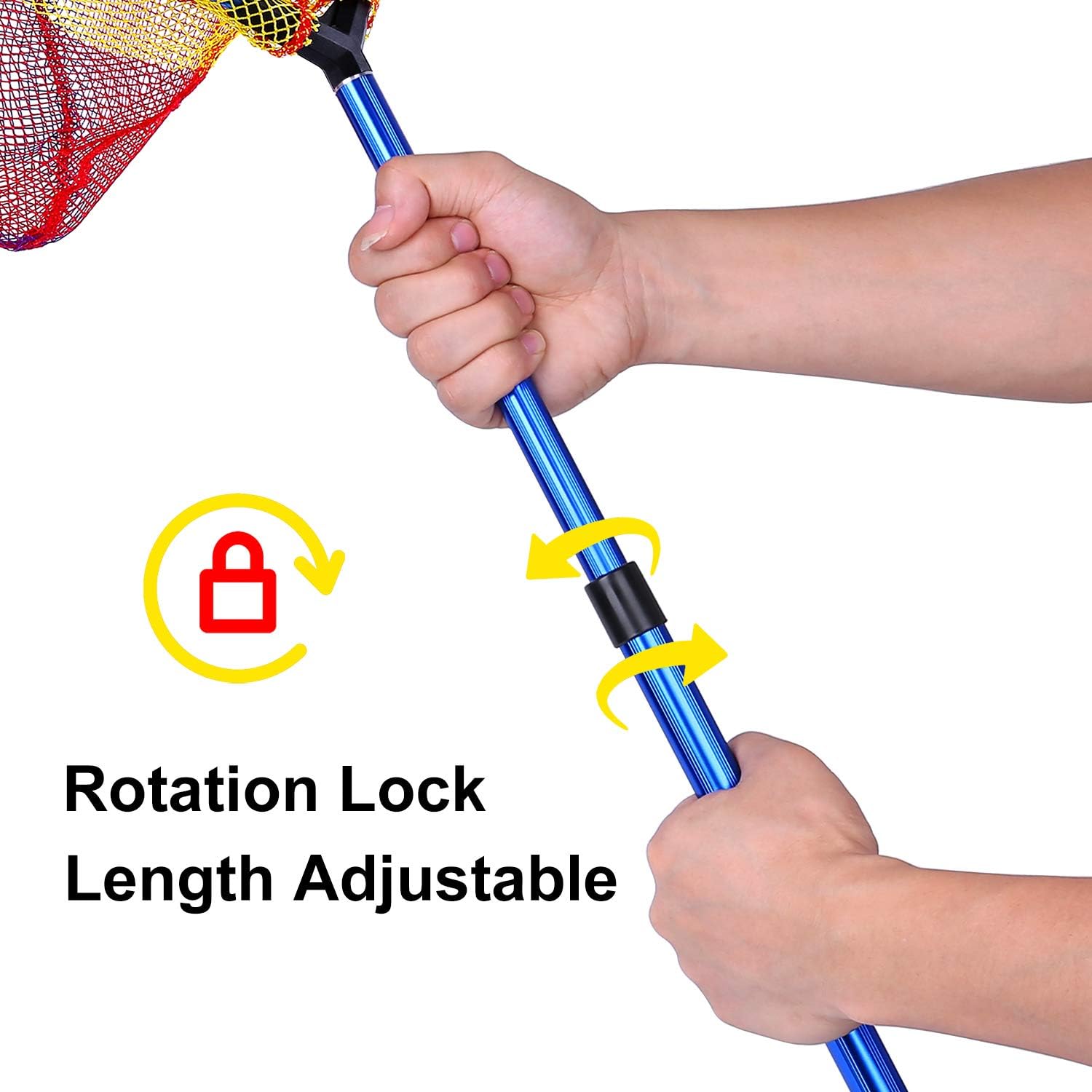 Kids Fishing Net, Telescoping Bait Net, Minnow Net, Butterfly Net - 11.4" Net Depth, Handle Extends to 30" for Easy Catch and Release : Everything Else