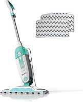 Shark S1000 Steam Mop: Lightweight Chemical-Free Cleaner for Hardwood, Tile, Laminate, Marble & Sealed Floors w/ Washable Pads