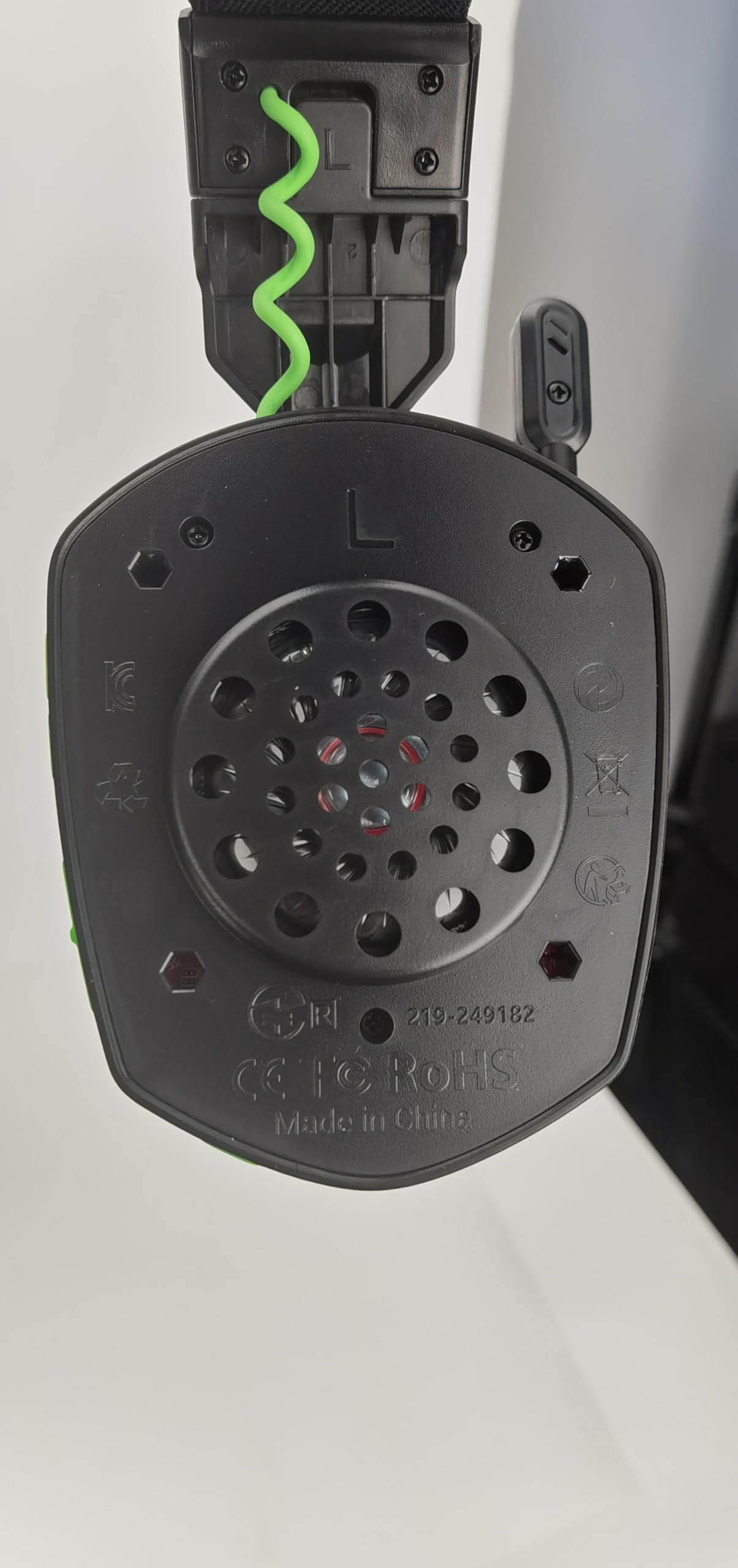 WESEARY WG1 Cuffie Gaming Wireless, 2,4 GHz Cuffie Gaming con Microfono per PS5, PS4, PC, Switch, Mac, Mobile, Cuffie per PS5 con Stereo, Cuffie Bluetooth Over Ear con Luce LED, Batteria da 50 Ore
