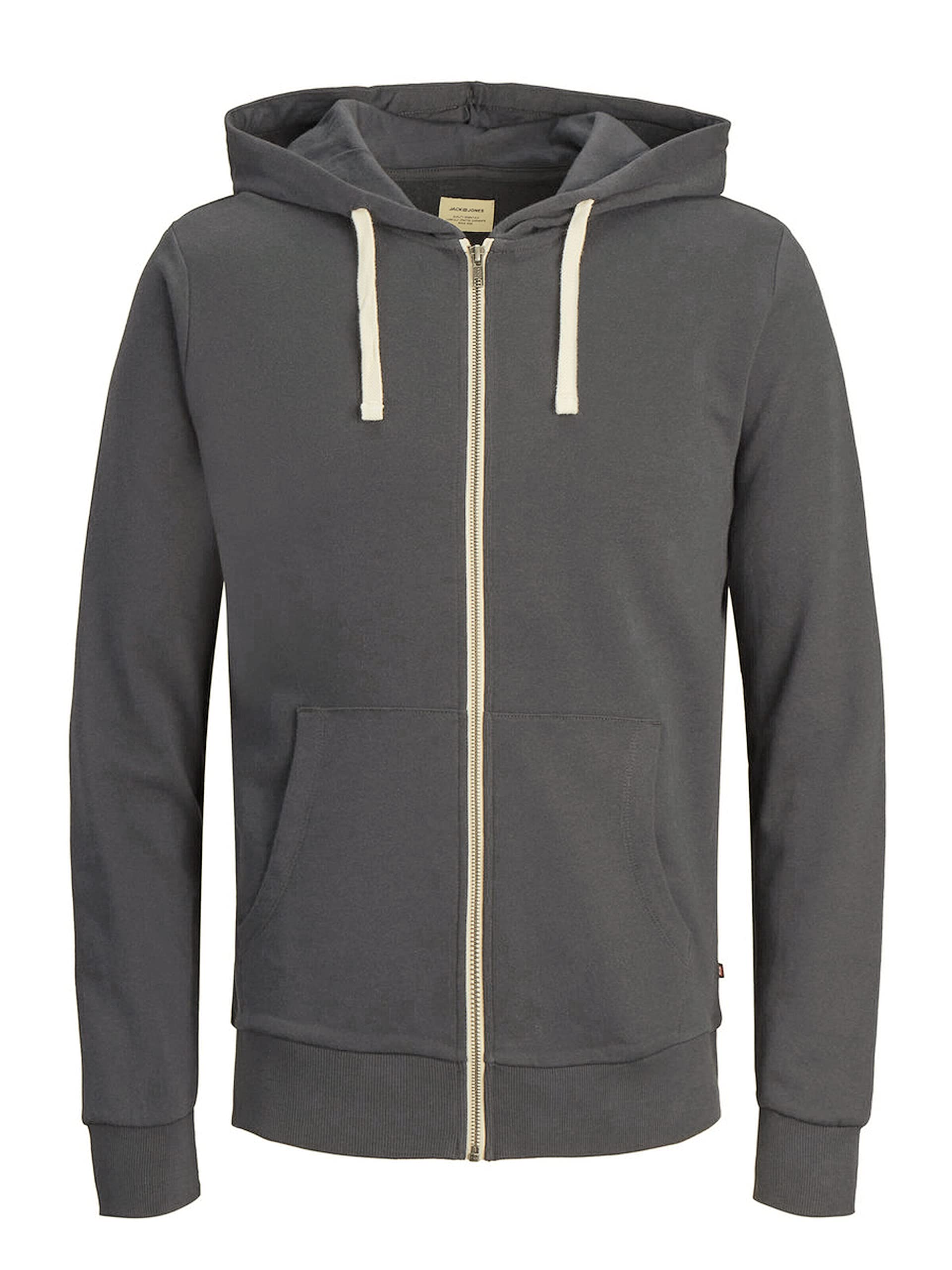 JACK & JONES Jjeholmen Sweat Zip Hood Plus Noos Sudadera para Hombre