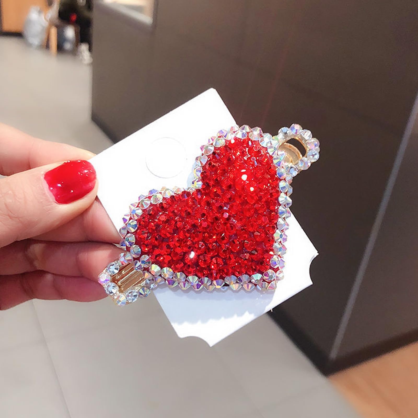 Amazon.com : Xepeelo Heart Hair Clips Valentine's Day Hair Clips