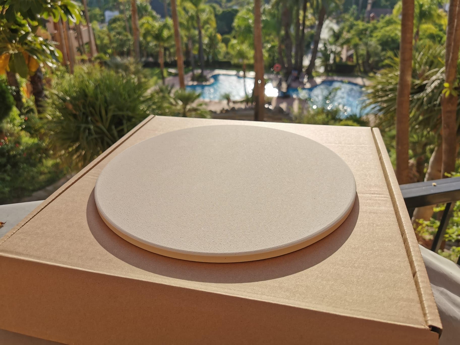 Piedra para Pizza horno, grill y barbacoa - piedra redondo de 30 cm Cordierita. Ideal para la preparación de pizzas auténticas en tu horno o Toro Pro Grill.