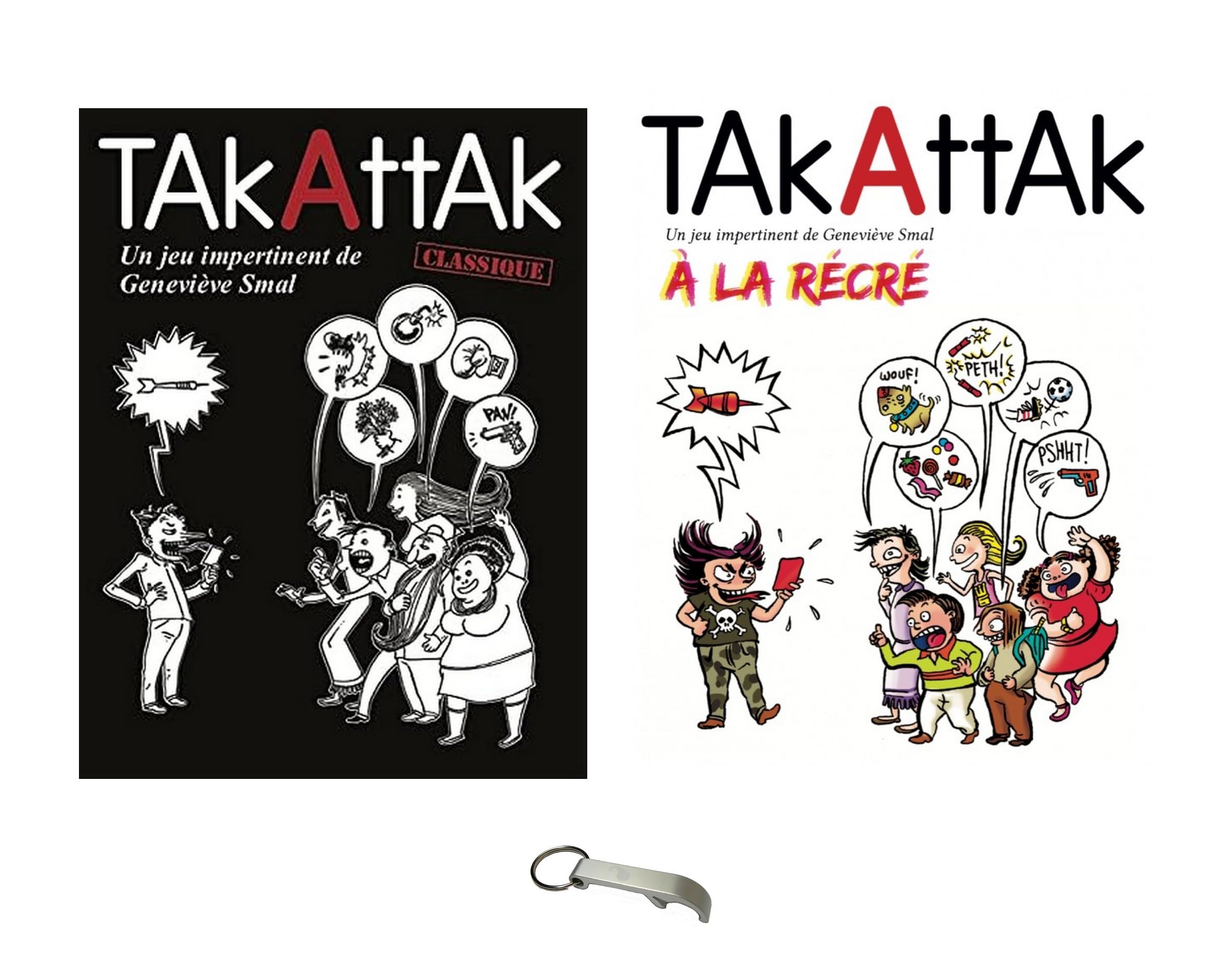 Set Takattak Classic + Takattak A La Rerée Französische Version + 1 Blumie Decap (Takattak + Nachbildung, Belästigung)