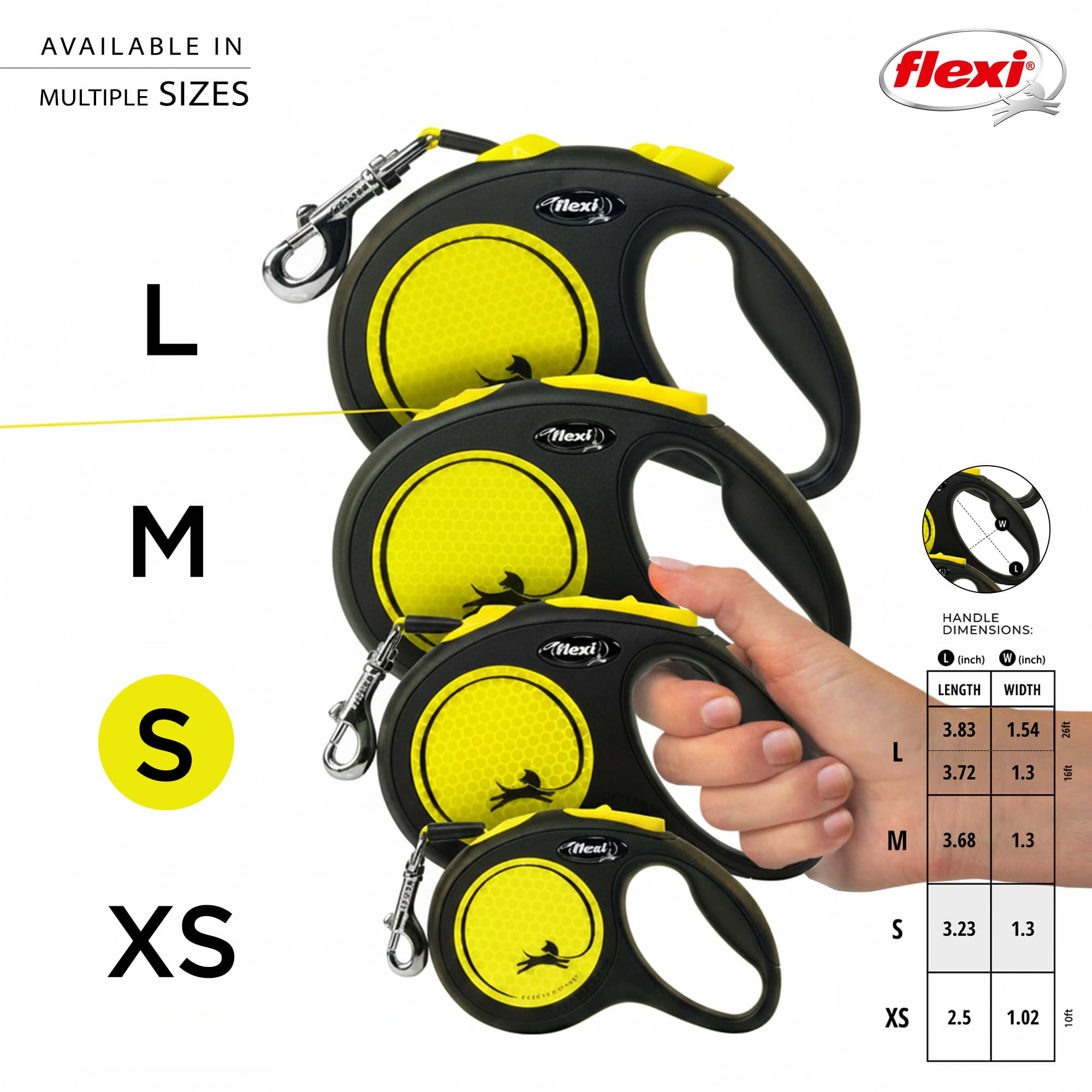 New Classic Neon Reflect S Tape 4,9 m, czarna/neonowa