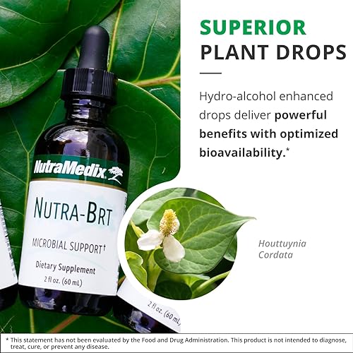 Miniatura 5 de NutraMedix Nutra-BRT - Suplemento de apoyo inmunológico + extracto de hierbas - Corteza de huacapurana + hoja de Houttuynia suplementos herbales