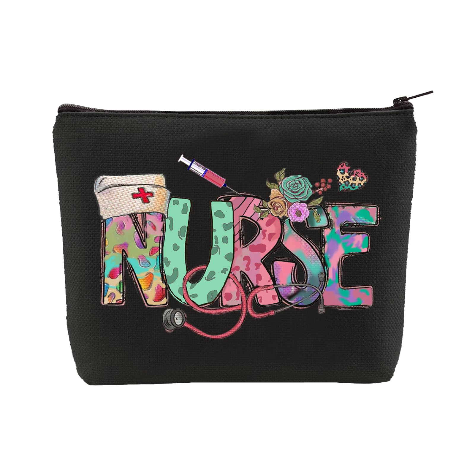 Degpum Nurse Makeup Bags, Cosmetic Bag for Nurses, Nurse Gifts for Nurses Women, Nursing Ggraduation Gifts for Her, Nurse Pencil Pouch, Nurse