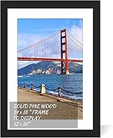 Vista 16 de Marco de fotos de 12x12 pulgadas de madera para colgar en la pared, marcos cuadrados de fotos con 2 paspartús de 8x8 pulgadas y 10x10 pulgadas