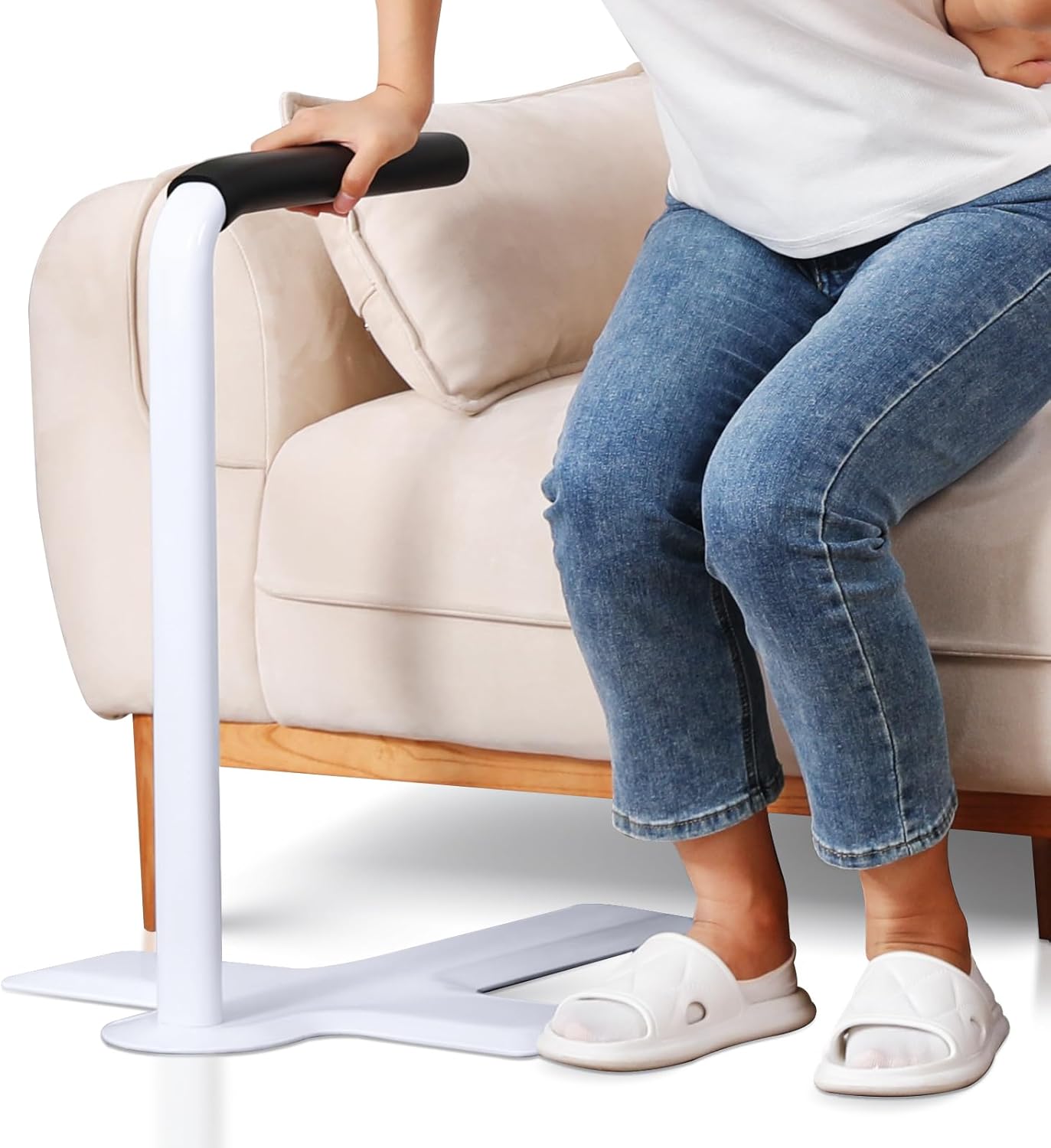 Fanwer Couch Chair Stand Assist for Seniors, Mobility Standing aid & Support Device for Patients Disabled Handicap, Heavy Duty Chair Lift Assist Device for Elderly Sit to Stand (300LBs Loading)