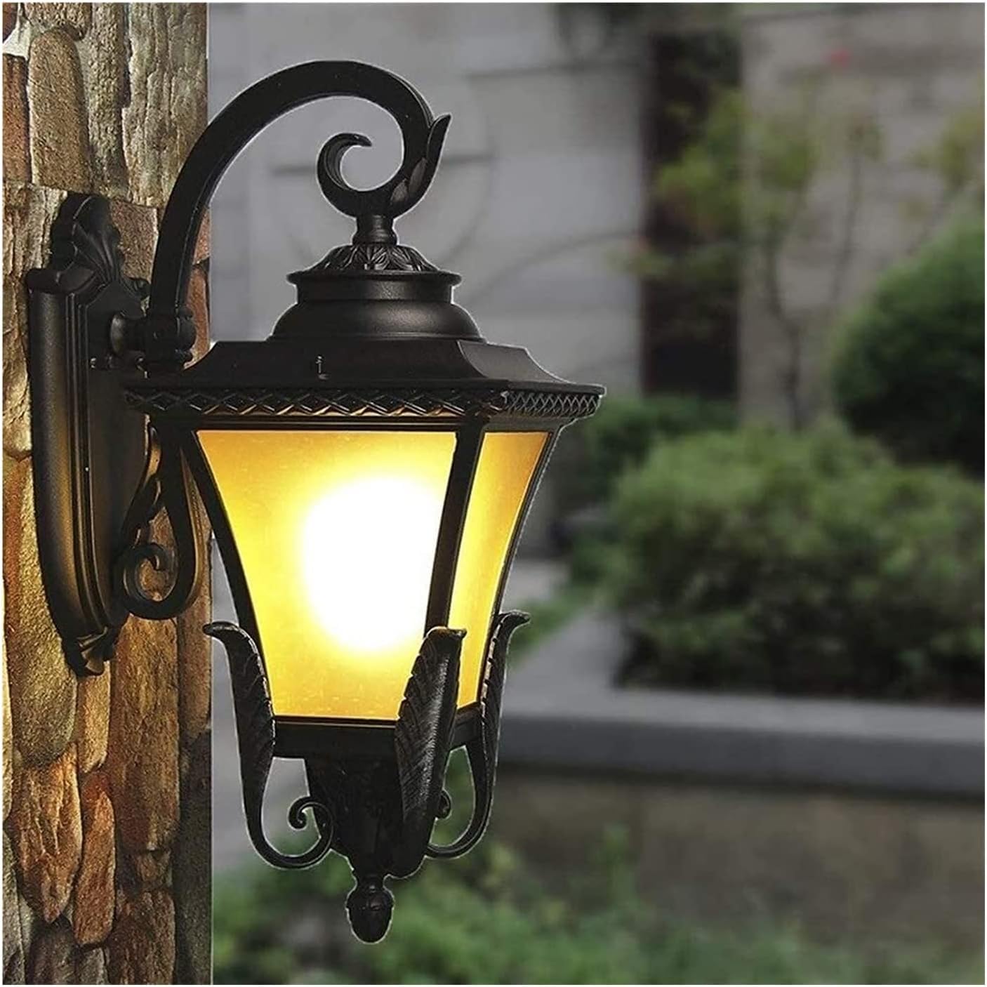 OZBMA Wall Lights Sconces ? Outdoor Porch lamp Waterproof Courtyard Lighting, Country Retro Industrial Lamp Aluminum Indoor Chandelier,