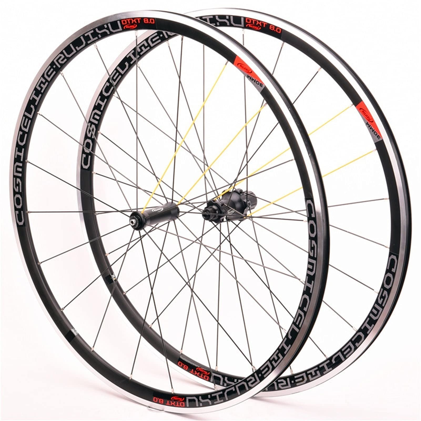 Generic Set di Ruote per Bici da Strada 700c 30mm Leggero mozzo in Lega di Alluminio Ruote a sgancio rapido Freno C/V 20/24 Fori Cerchio per Cassetta a 7-11 velocità ABO