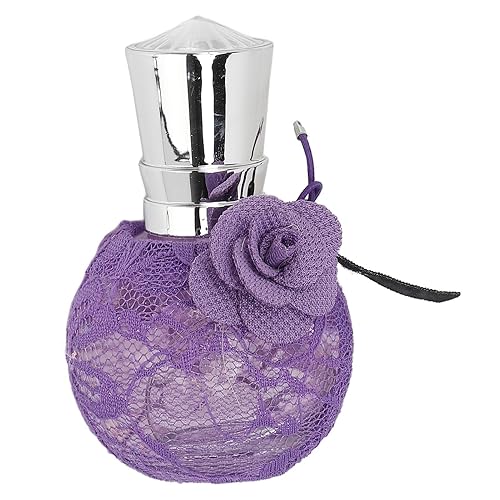 Perfume para mujer, fragancia de larga duración, color morado, encaje rosa, perfume para viajes, fiestas, al aire libre, fragancia en aerosol