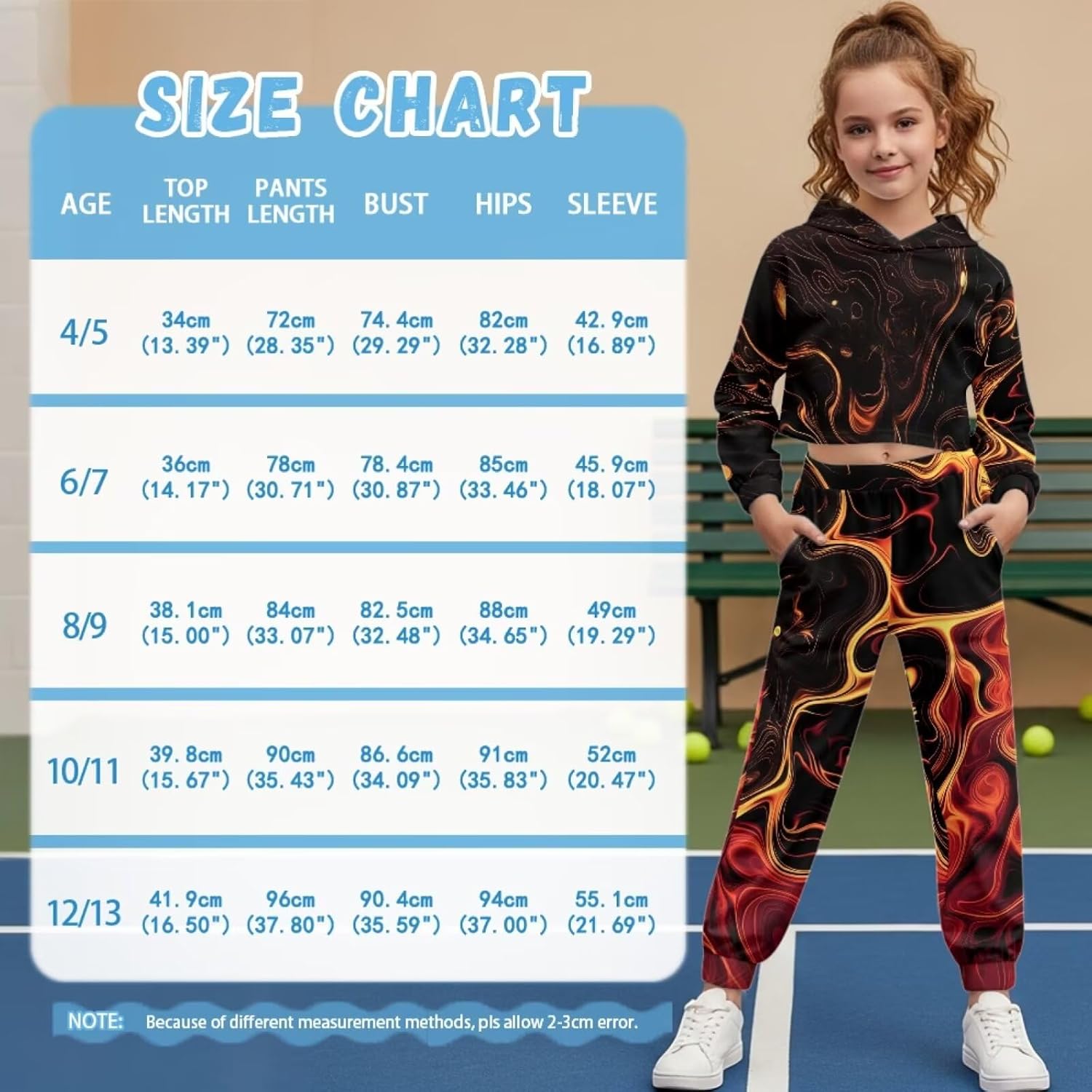 Girls Kids Tracksuit Jogging Outfits Set Teen Pullover Sweatshirts with Sweatpants Sweatsuit Sets