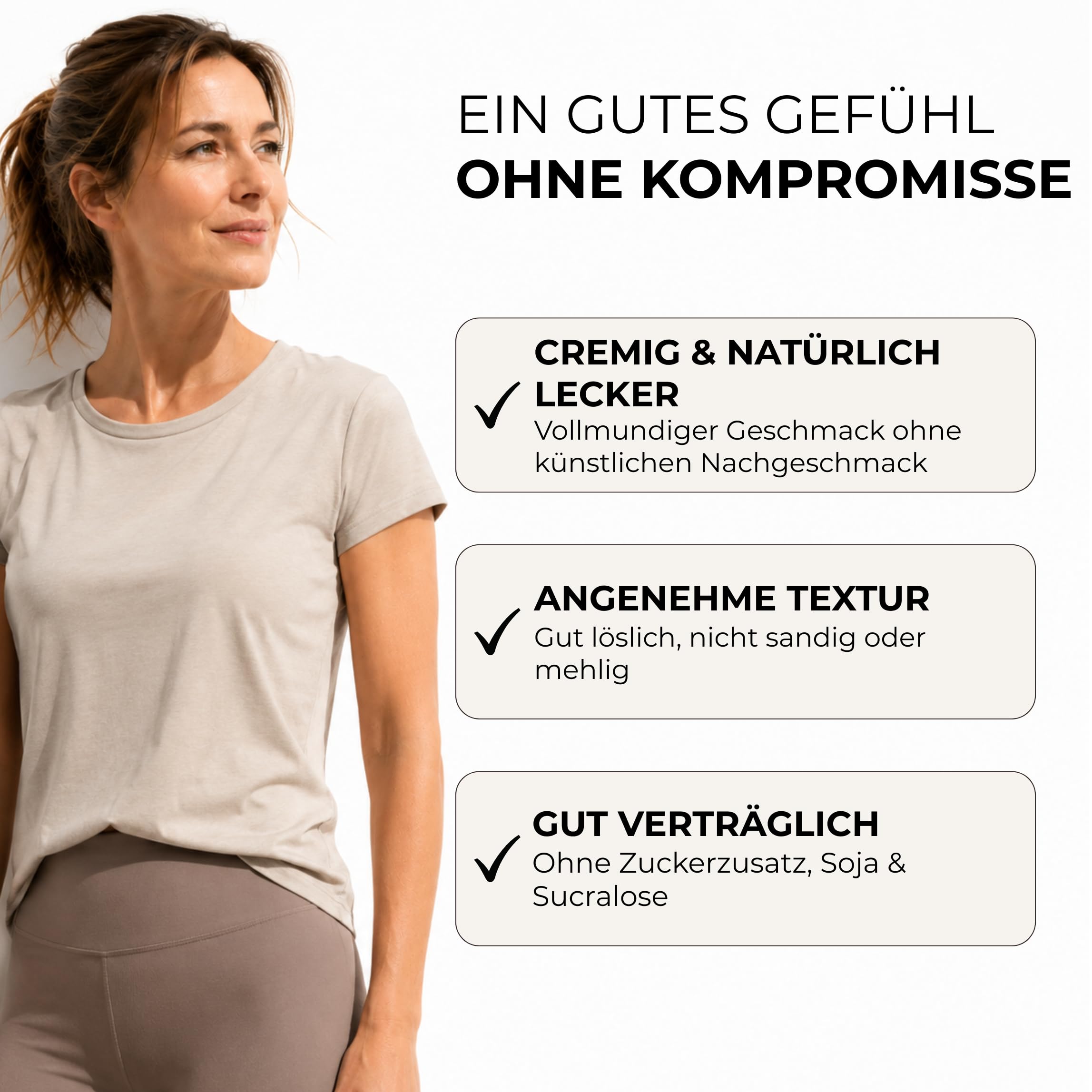 All-in-One Veganes Proteinpulver Vanilla & Schokolade 1kg | 20,6 g Protein | 15 Mrd. Probiotika | Vitamin C, B12 & Zink | Ohne Zuckerzusatz | Glutenfrei & Sojafrei