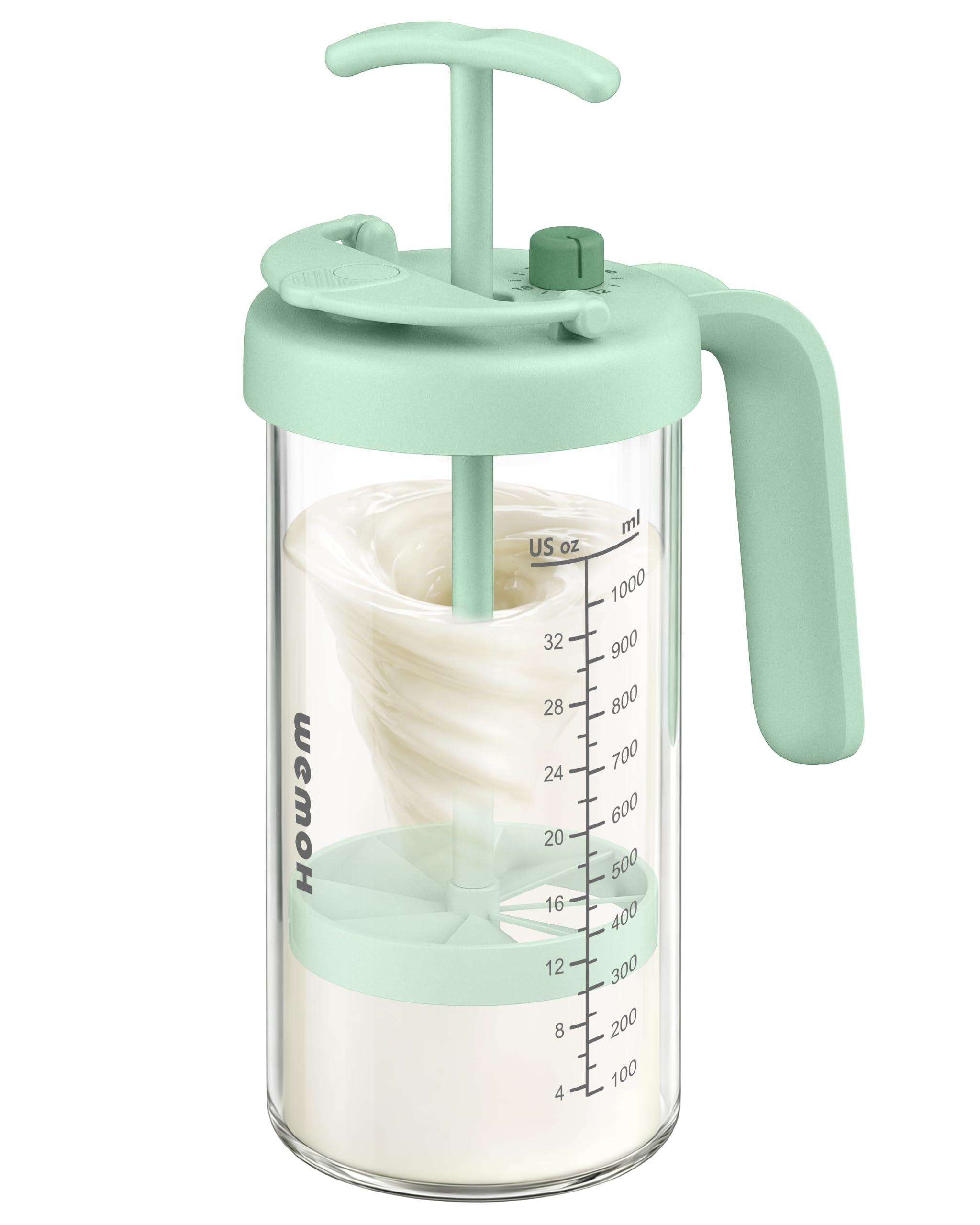 WEMOH Borosilicate Glass Pitcher