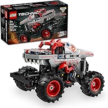 LEGO Technic Monster Jam ThunderROARu Pull-Out Toy Truck &ndash; Car Building Set for Boys and Girls Ages 7 and Over Who Love Creative Games, Gift Idea 42200 (232 Pieces)