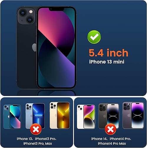 Miniatura 45 de Fotbor Protector de pantalla de privacidad para iPhone 12 Pro Max, protector de pantalla de privacidad para iPhone 12 Pro Max [2 antiespías] Negro