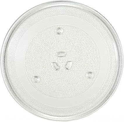 WHITEFLIP Microwave Oven Glass Plate Cooking Tray Rotating Turntable Plate Compatible with Samsung 23L Microwave Ovens (11.3 inch/28.8 cm/288 mm)