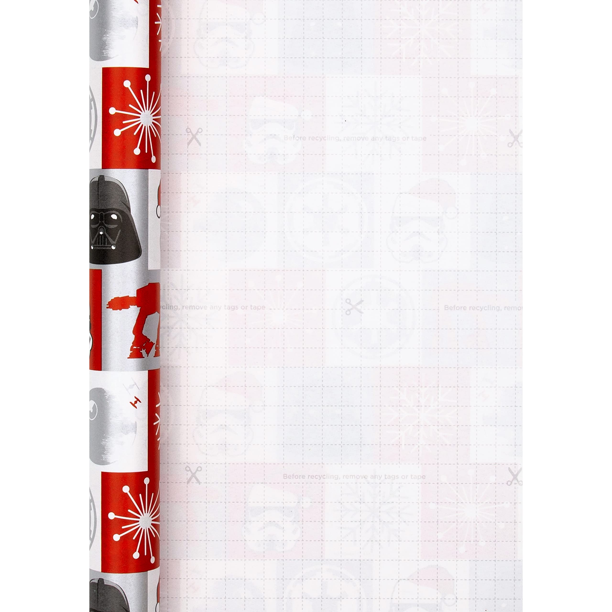 Hallmark Lot de 3 rouleaux de papier cadeau de Noël doré et étiquette cadeau  - 3 rouleaux de papier en 3 motifs avec 2 paquets de 10 étiquettes cadeaux  dorées unies en destockage et reconditionné chez DealBurn