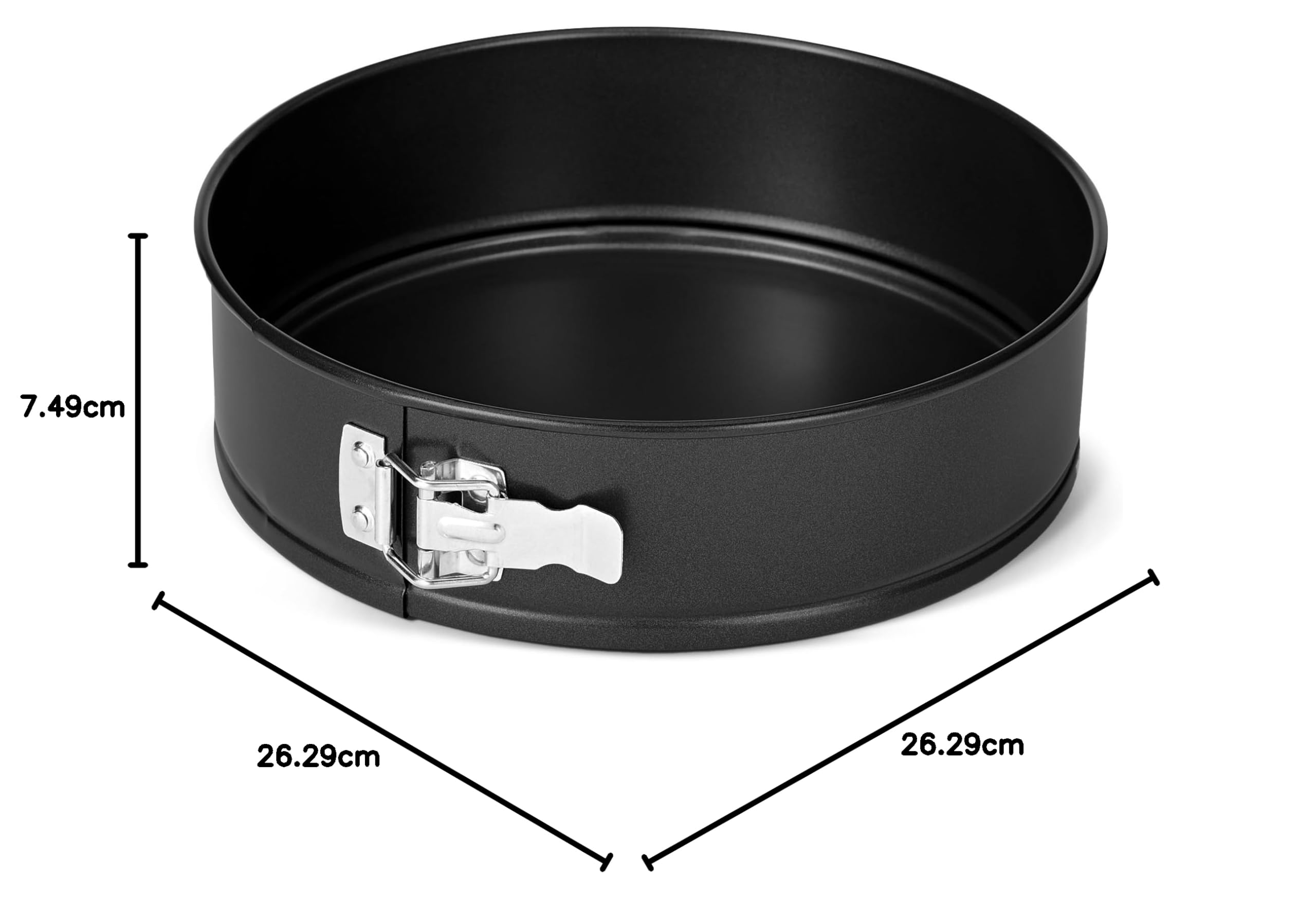 Amazon Basics Molde Desmontable Antiadherente, Apto para Lavavajillas y Horno, 25,4cm