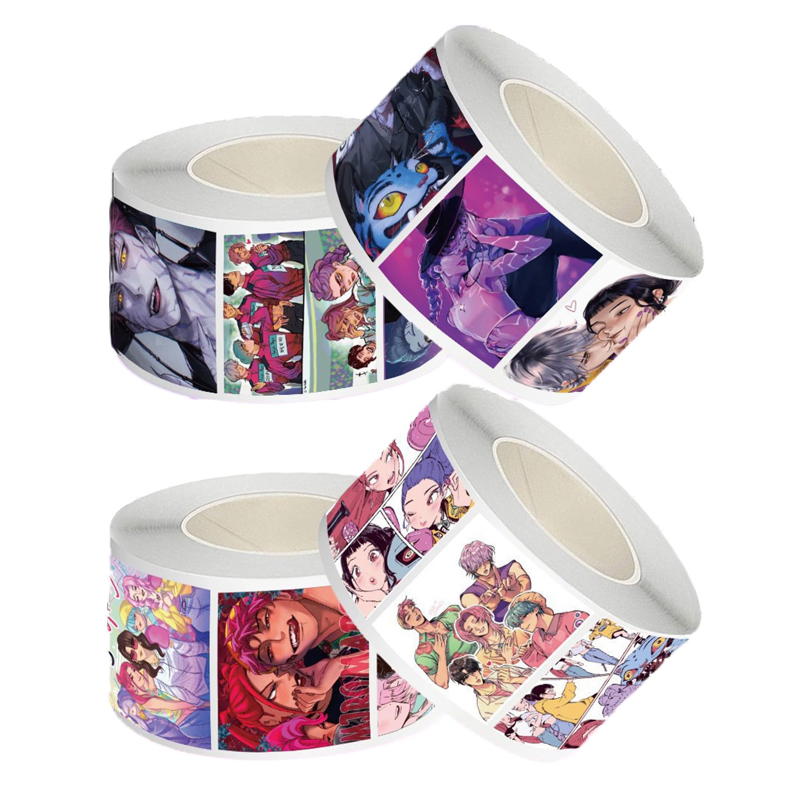 1000PCS Kpop Stickers, Vinyl Waterproof Cute Stickers for Kids Adult, Reusable Kawaii Anime Stickers for Water Bottle Journals, Laptops, Skateboards, Kpop Gifts for Teens Girls Boys