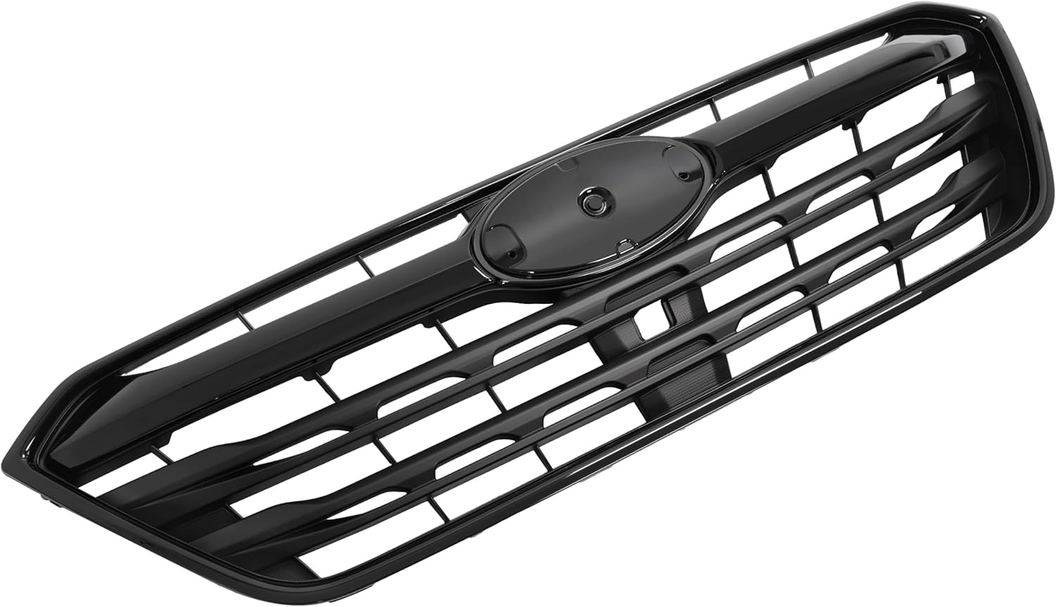 HECASA Grille Compatible with 2020-2022 Subaru Outback Replacement for 91121AN08A SU1200190 Grill Shell and Insert Painted ABS Plastic Black