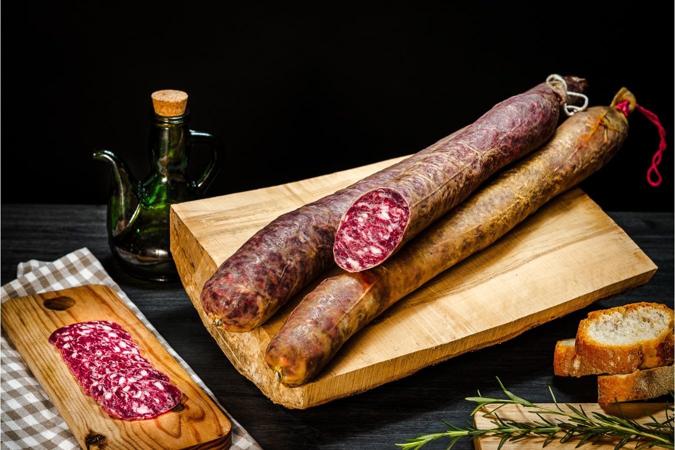 MARTIN CANSALÁ | Pack 2: Salchichón Ibérico Cular | Auténtico Sabor de Extremadura | Sin Gluten | Dehesa Ibores Jara | 100% Natural | 2 Piezas de 500g | Total 1kg