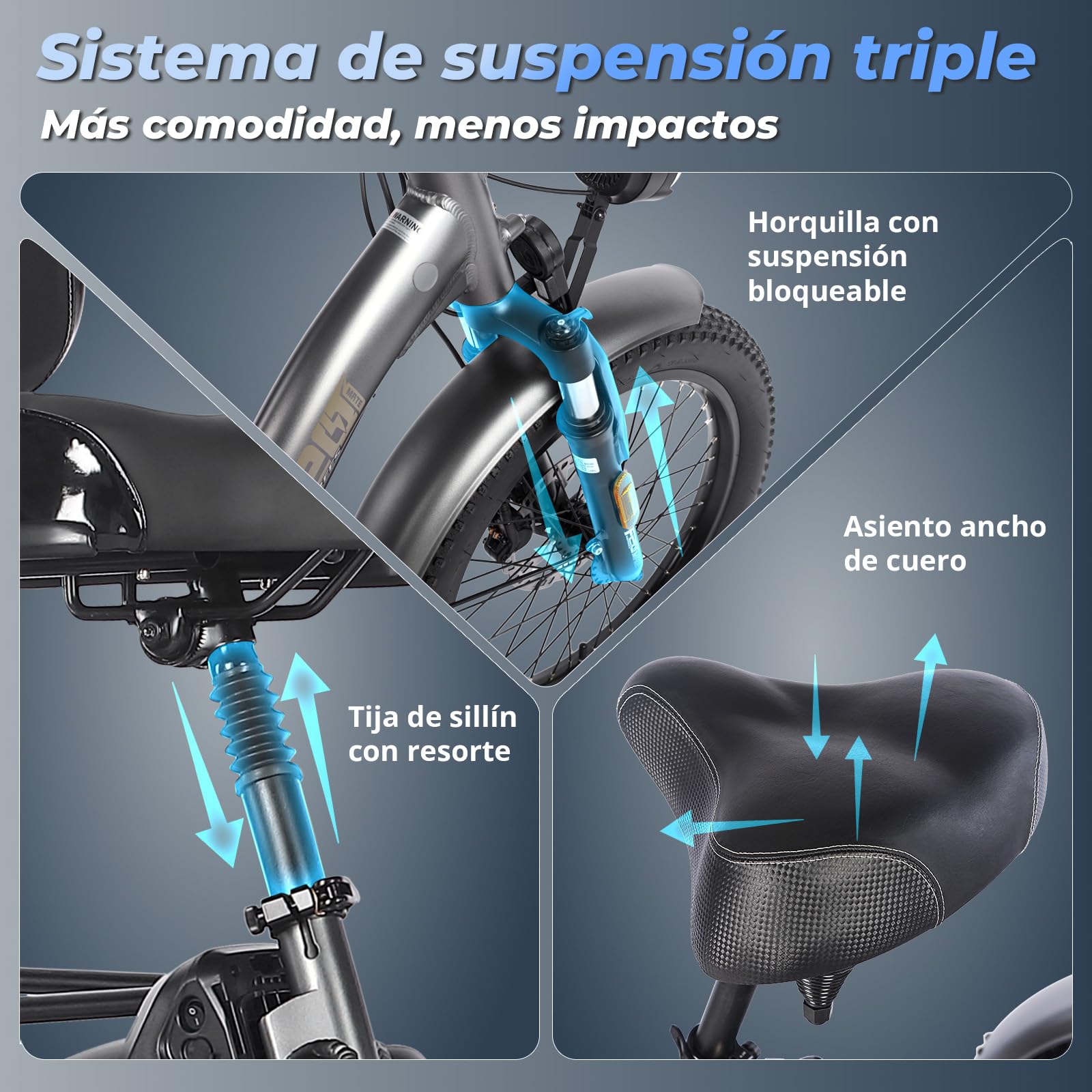 Fafrees F20 Mate Tricycle Adulte Electrique, FatBike Electrique Pliant avec 48V 12/23,45AH Lithium Batterie Jusqu'à 60-140km, Velo 20 Pouces pour L'extérieur avec Miroir & Panier Arrière