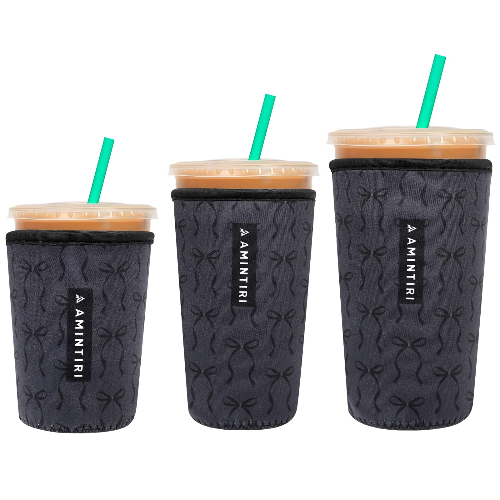 Reusable Insulator Neoprene Sleeve for Iced Coffee &amp; Cold Soda