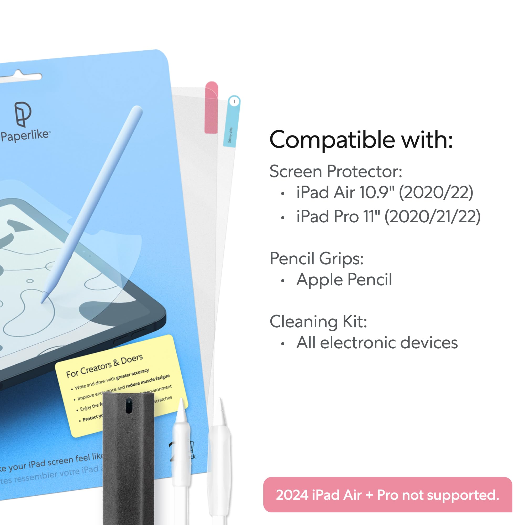 Apple Pencil Paperlike Review 2PK Paperlike Writing Drawing Screen