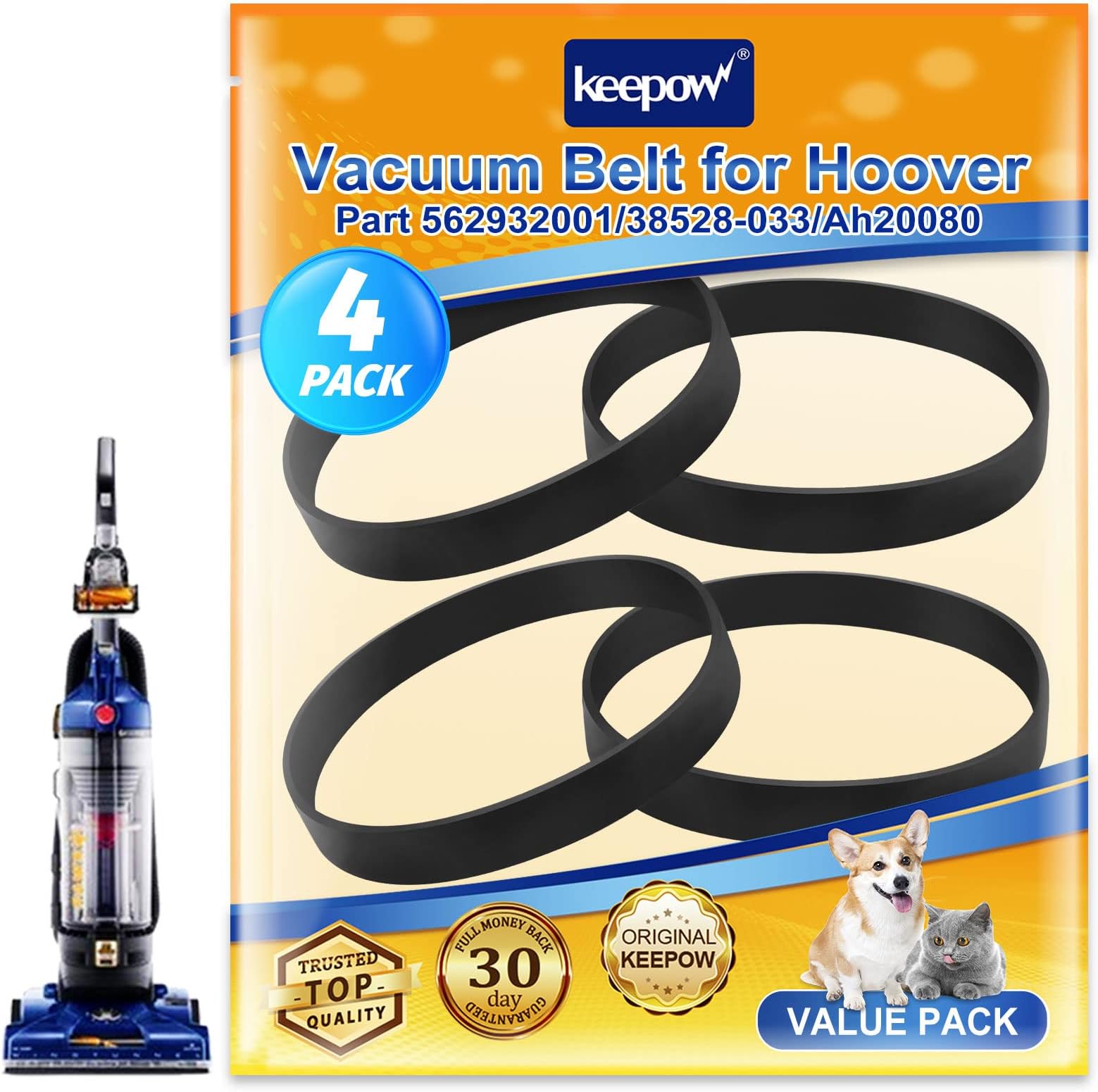 Hoover Upright Vacuum Style 80 Flat Belt Single Belt Only