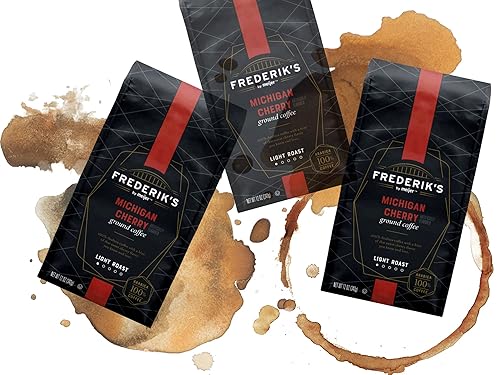 Miniatura 9 de Fredrick's Meijer Michigan Cherry - Café molido  Tostado ligero 100% arábica especial  Set de paquetes