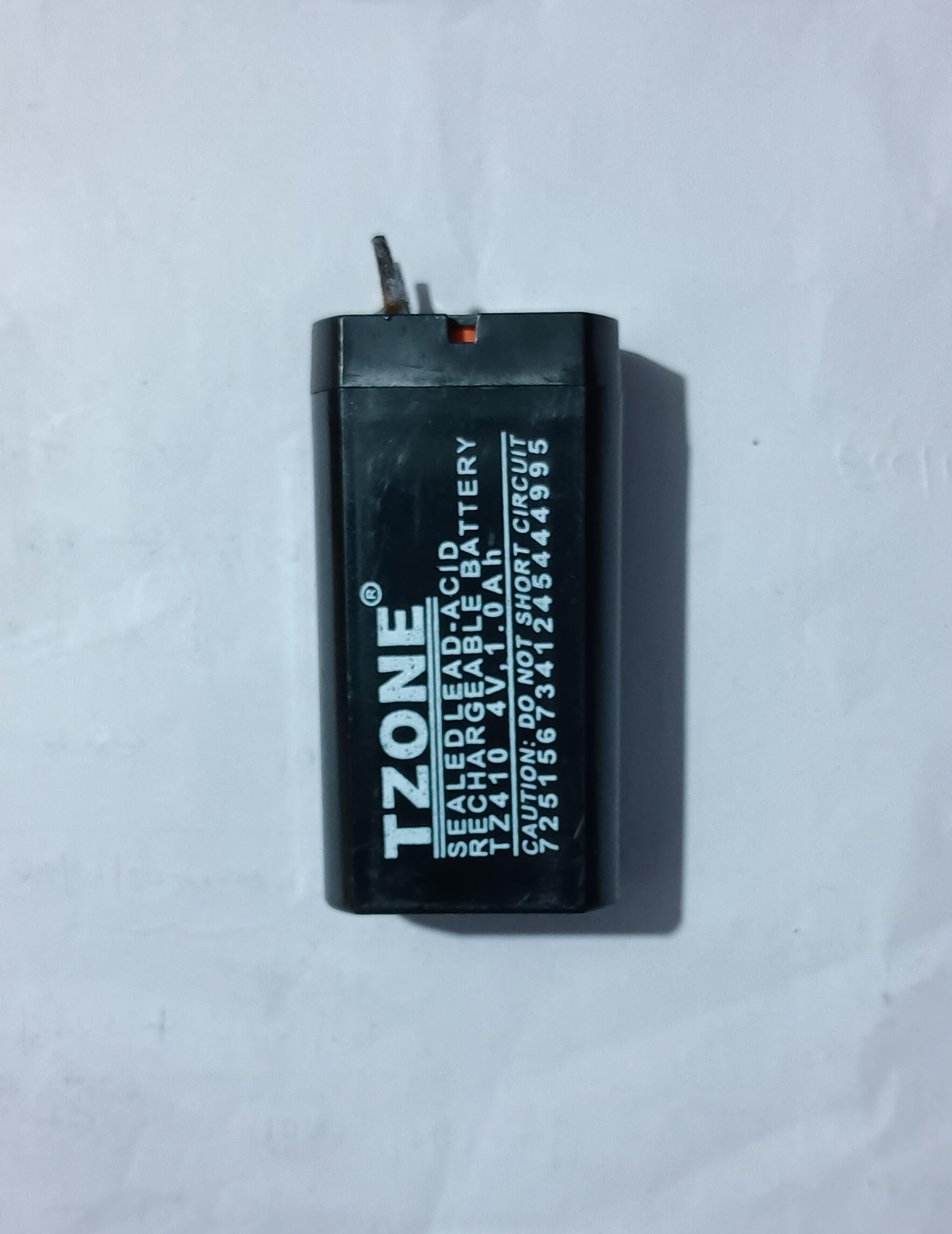 Sealed Lead Acid Rechargeable Battery 4V (Pack of 1) Select (0.4Ah, 0.5Ah, 1Ah, 1.5Ah, 2Ah) Ampere-Hour Size- (1Ah)