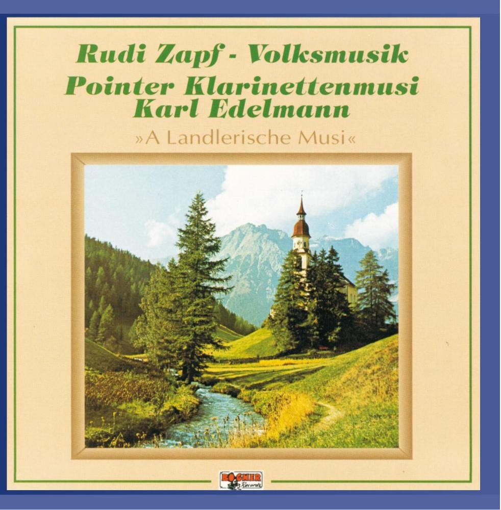 Volksmusik [Audio CD] RUDI ZAPF / POINTER KLARINE