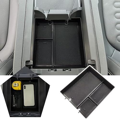 HAPPYHORSE Caja de almacenamiento para pasamanos de coche Rivian R1T R1S 2022 consola central pasamanos de almacenamiento accesorios para gestor de