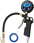 AstroAI Digital Tire Inflator with Pressure Gauge 250 PSI, Heavy Duty Air Compressor Accessory with Precision Air Chuck, Backlit LCD, 4 Unit Settings, Compatible with Car, Truck, SUV & Motorcycle