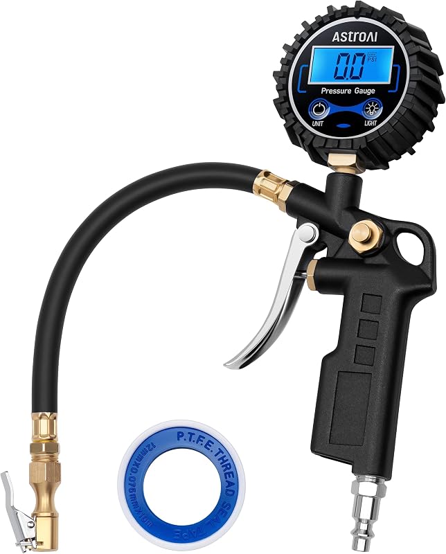 AstroAI Digital Tire Pressure Gauge with Inflator for $32.99 at Amazon