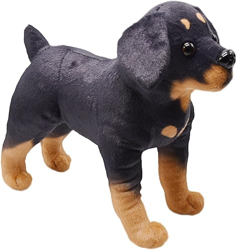 Miniatura 2 de Perro Husky realista de peluche de animal de peluche de simulación para cachorro, muñeca de juguete súper realista, los perros grises actúan como